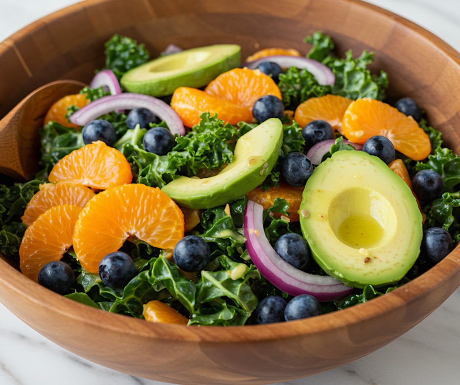 Refreshing Citrus Kale Salad Recipe