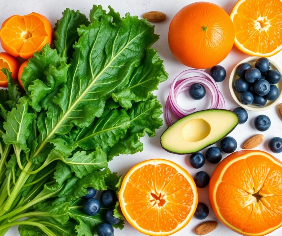 Refreshing Citrus Kale Salad with Mandarin Vinaigrette

