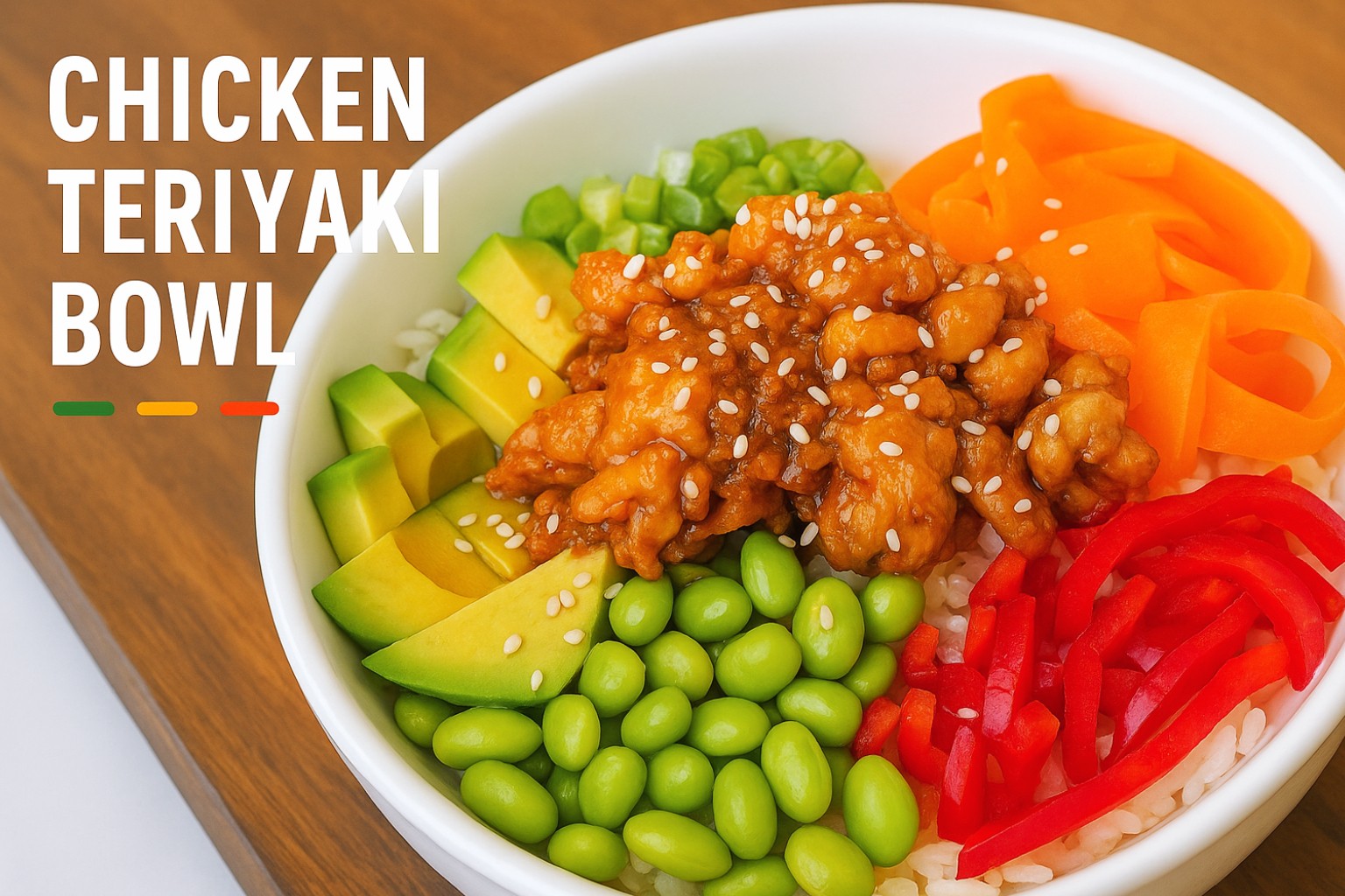 Easy Homemade Chicken Teriyaki Bowl with Rice and Veggies