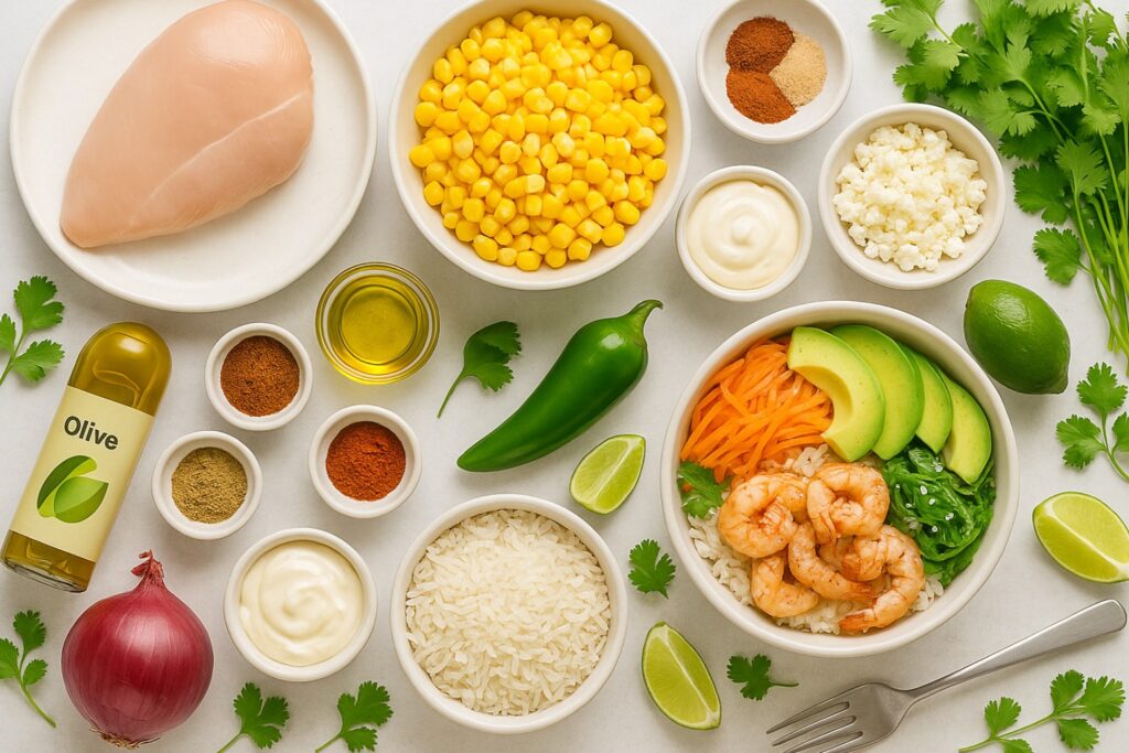 Flavor Fiesta: Easy Street Corn Chicken Rice Bowls Recipe