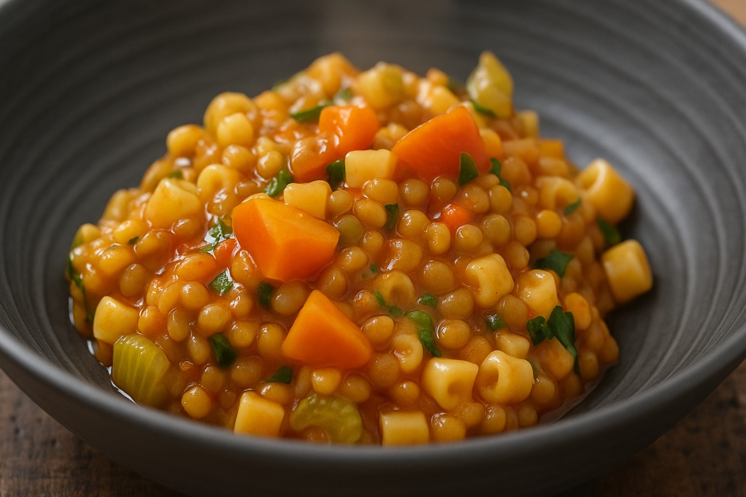 a bowl of food