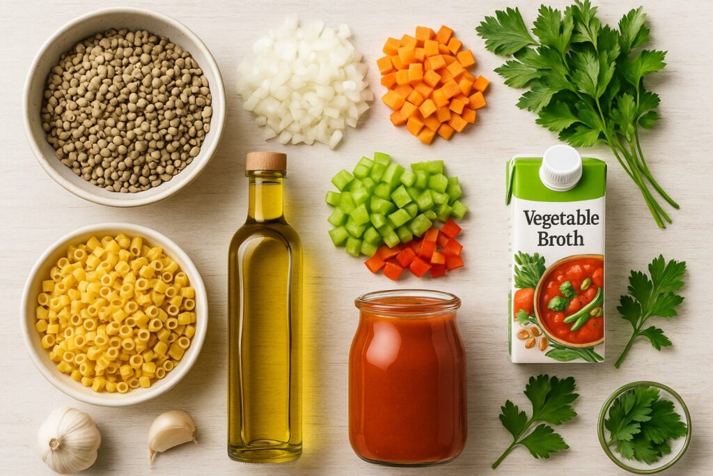 a group of food ingredients