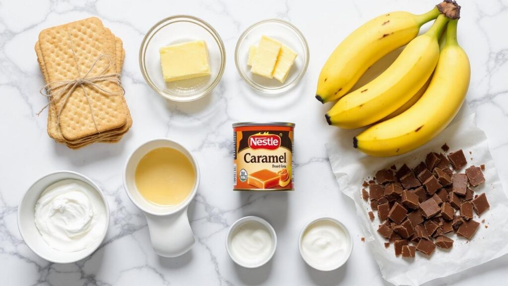 all banoffee pie ingredients