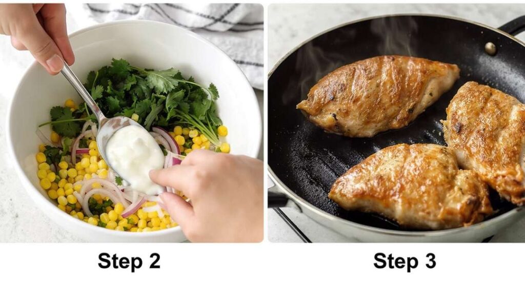 street corn chicken rice bowls ingredients (1)